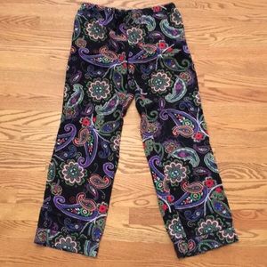Vera Bradley Flannel Pajama Pants Kiev Paisley